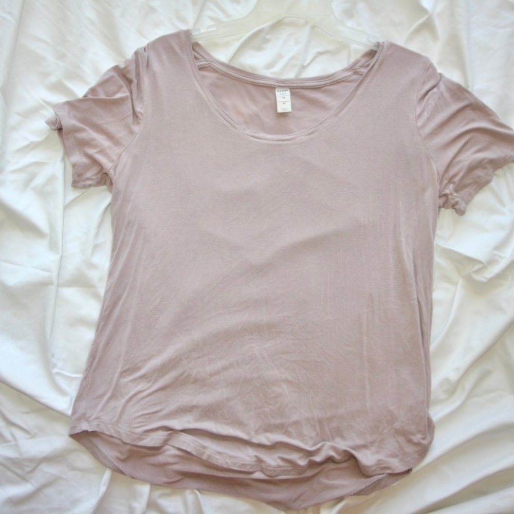 Baby Pink Old Navy Scoop Neck T-Shirt